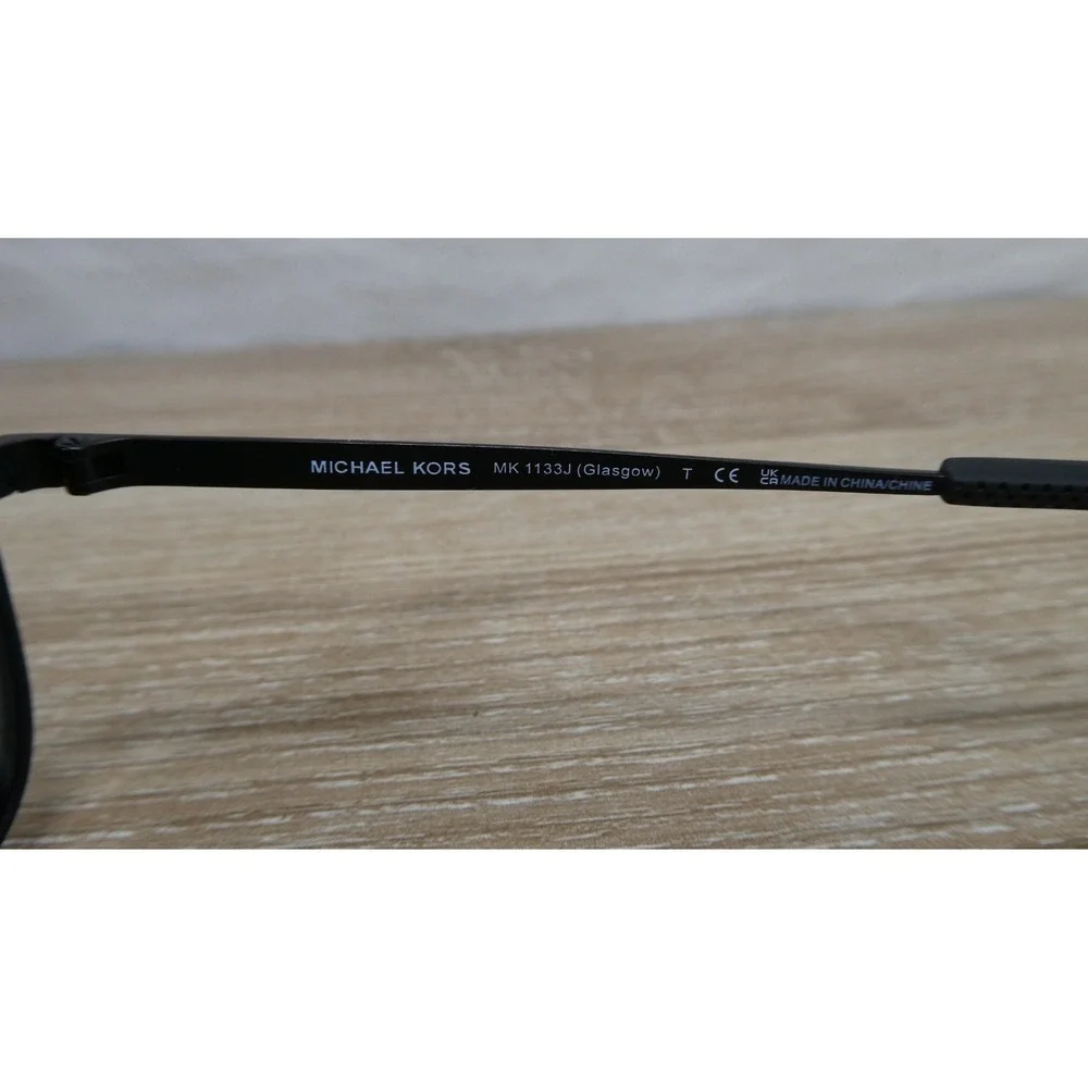 Michael Kors MK1133J Glasgow Matte Black/Circle Charm Logo One Size, Matte Black